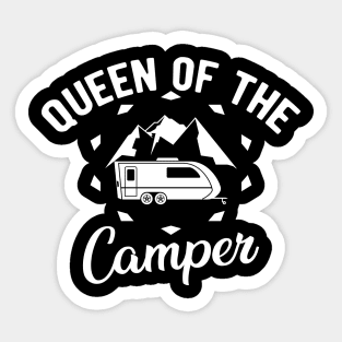 Camper - Queen of the camper Sticker